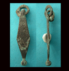 Harness Pendant, Phallic Long drop Type, c. 1st-2nd Cent. AD